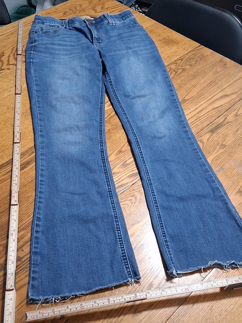 DEMOCRACY Jean Womens 6 BLUE BOOTCUT Preowned Denim AB TECHNOLOGY BOOT CUT Used
